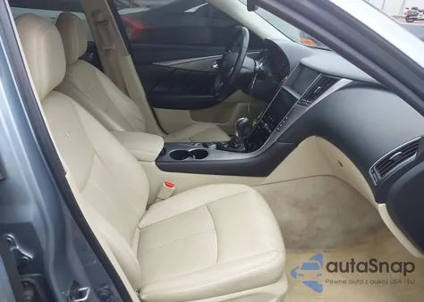 2014 Infiniti Q50 Hybrid Premium from USA, damaged, VIN JN1AV7AR4EM702398